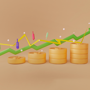 An upward trending graph symbolizing the rapid rise of a stock's price during a short squeeze